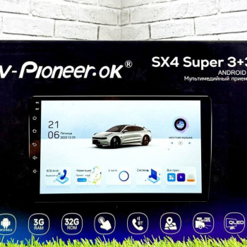 Магнитола DV-Pioneer.Ok SX4 Super 3+32Gb